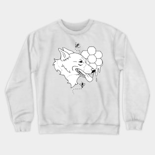 Honey Bear Dog Portrait Crewneck Sweatshirt